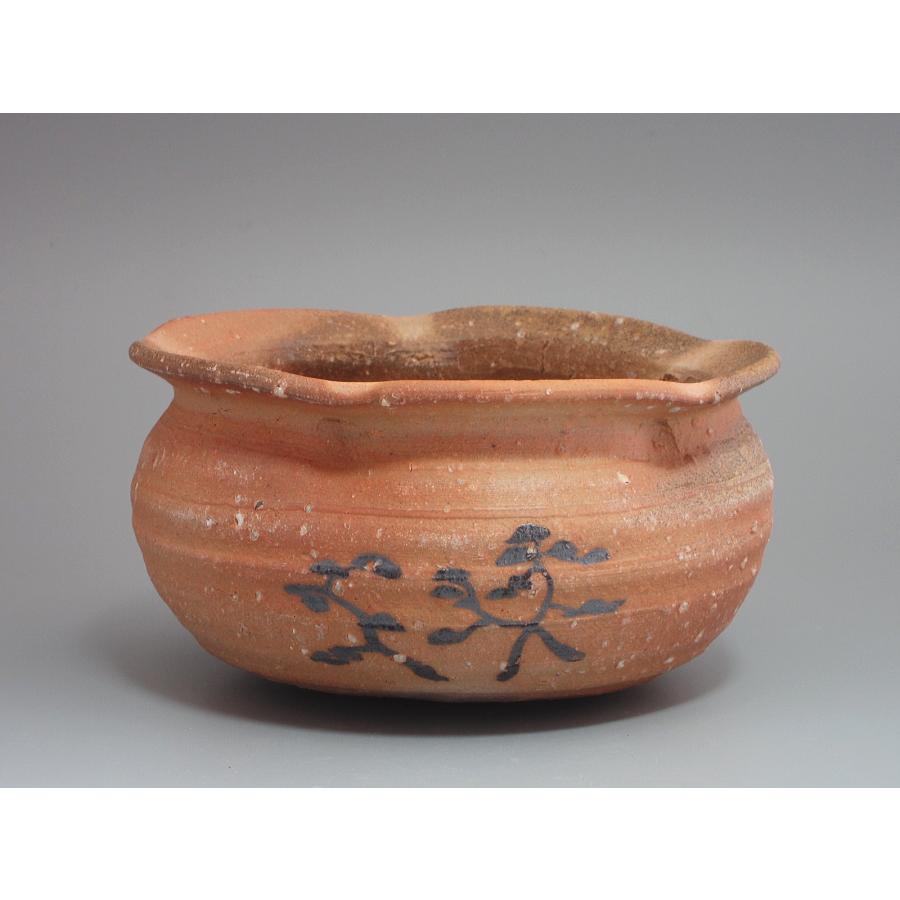 表千家堀内宗完12代兼中斎御書付『信楽菱水指』保庭楽入造（共箱）