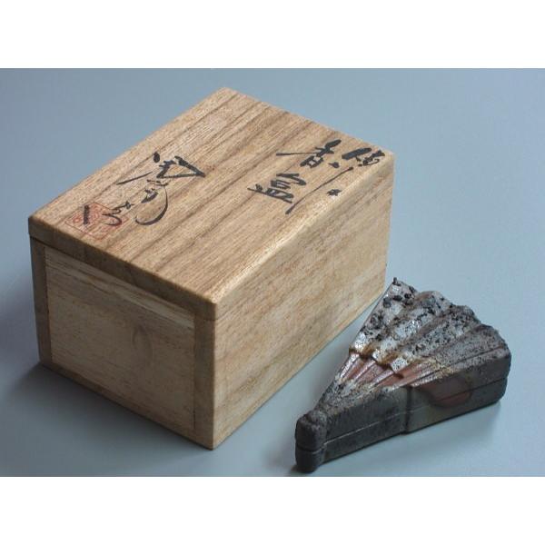 備前焼扇香合 木村陶峰造 共箱 : 茶道具商 越中屋 - 通販 - Yahoo