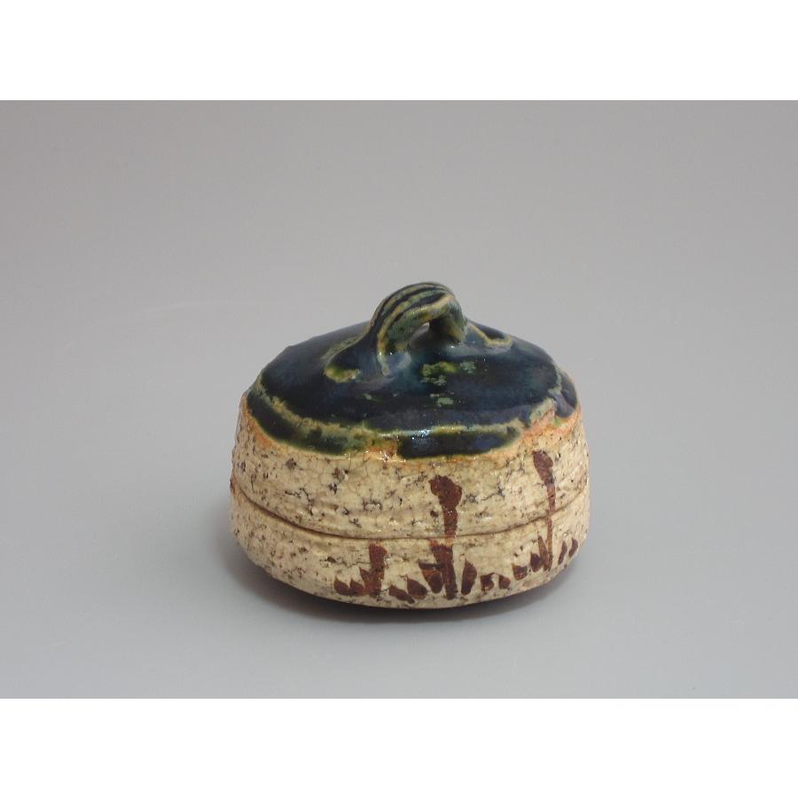 織部焼 弾香合 山口錠鉄造 共箱 : 茶道具商 越中屋 - 通販