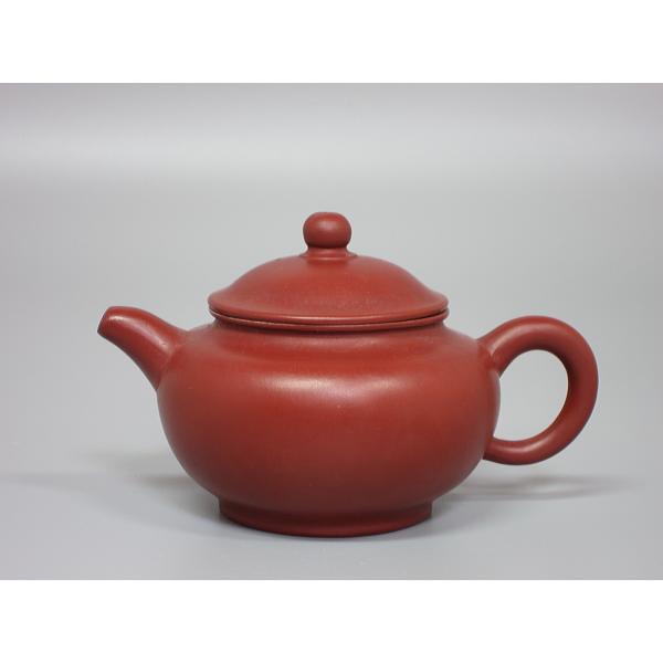 中国　荊渓恵孟臣銘　紫砂　朱泥　急須　茶壷　C　R6268 唐物朱泥急須「荊渓恵孟臣製」在銘 茶銚 紫砂壺 中国古玩