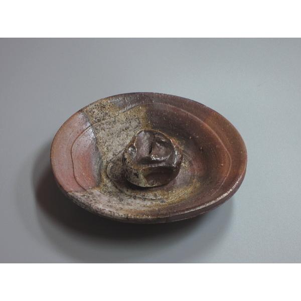 備前焼　佐藤苔助　水指　耳付　茶道具 備前耳付水指 佐藤苔助造 共箱なし／紙箱入 : 茶道具商 越中屋