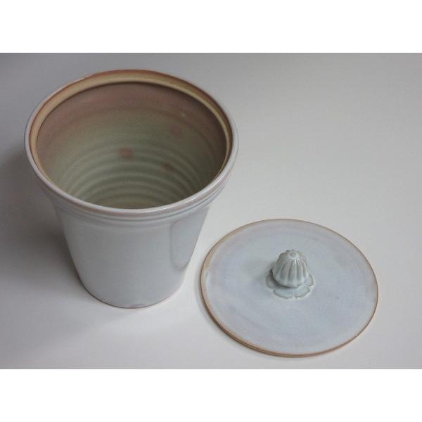 萩焼末広水指 大野瑞峰造 共箱 : 茶道具商 越中屋 - 通販