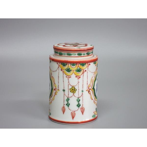 赤絵福寿茶入 清閑寺窯 八代 村田亀水造 共箱 : 茶道具商 越中屋