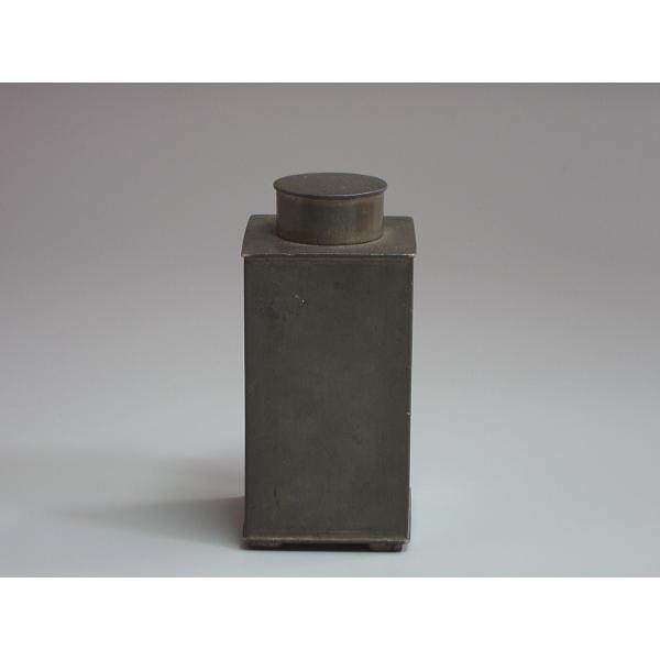 古錫 四方板割茶心壺「張星光製」在銘 唐物 中国古玩 : 茶道具商