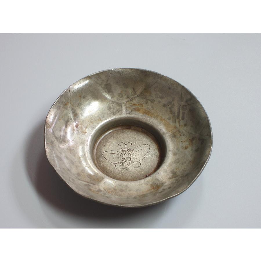 唐物 張昆玉造 古錫 花紋 茶托 4客 中国美術 煎茶道具 蔵出し 古美術品 唐物 張昆玉造 古錫 花紋 茶托 4客 中国美術 煎茶道具 蔵出し