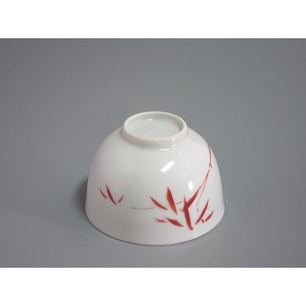 上手 朱竹 水注 茶道具 赤絵 染付