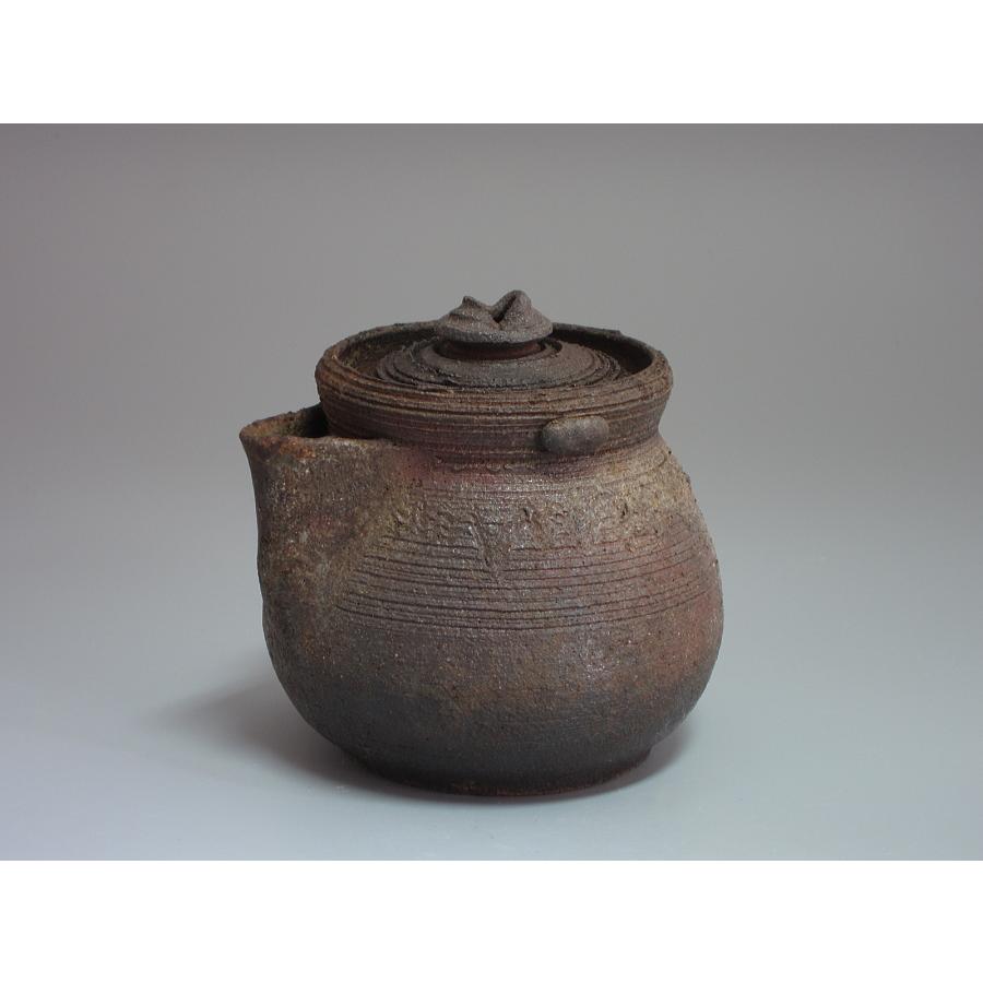 煎茶道具　南蛮手　手造　湯冷　在銘　時代箱　M　R7601 備前焼 南蛮写宝瓶 時代物／珍品 桐箱付 : 茶道具商 越中屋 - 通販