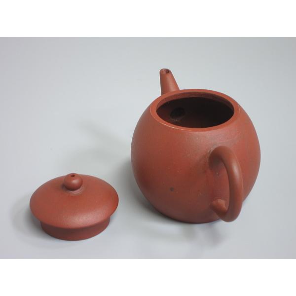 唐物朱泥茄子式急須「清香壺内 泉孟臣」在銘茶銚 中国古玩 : 茶道具商