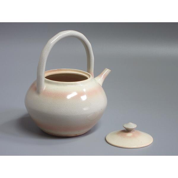 御本手上手急須 中村陶六造（平安陶六）湯沸（ボーフラ）にも : 茶道具