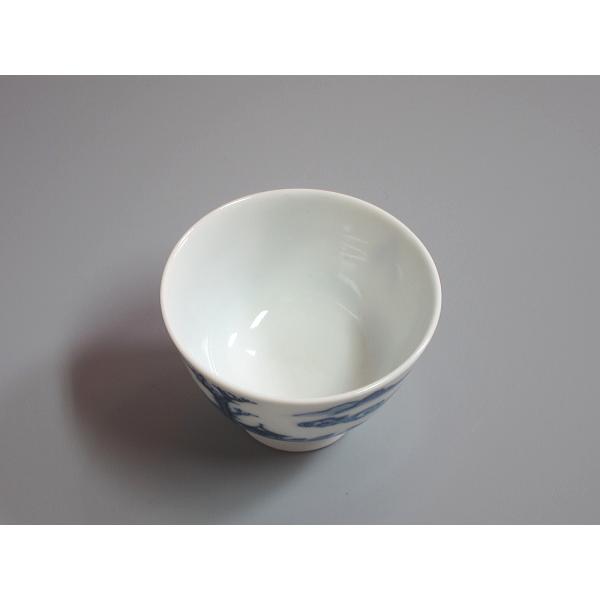 染付山水図煎茶器セット 四代三浦竹泉造（本体のみ） : 茶道具商 越中