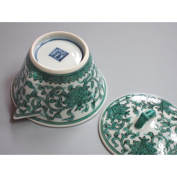 青呉須唐花紋煎茶器セット 平安吉兆造 共箱 : 茶道具商 越中屋 - 通販