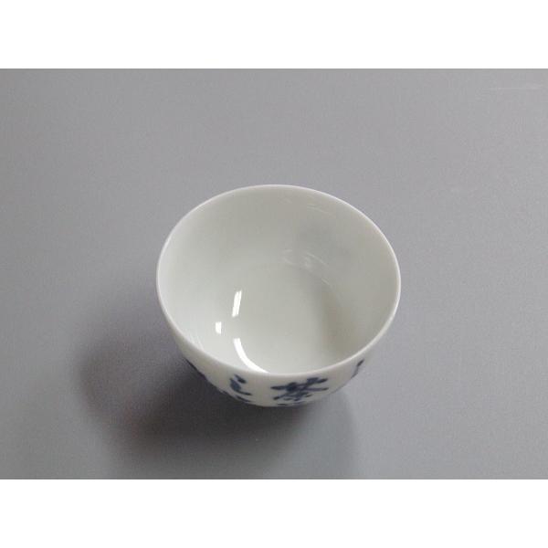 鉄斎翁漢詩入 染付煎茶器セット 平安清宏造 箱なし（本体のみ