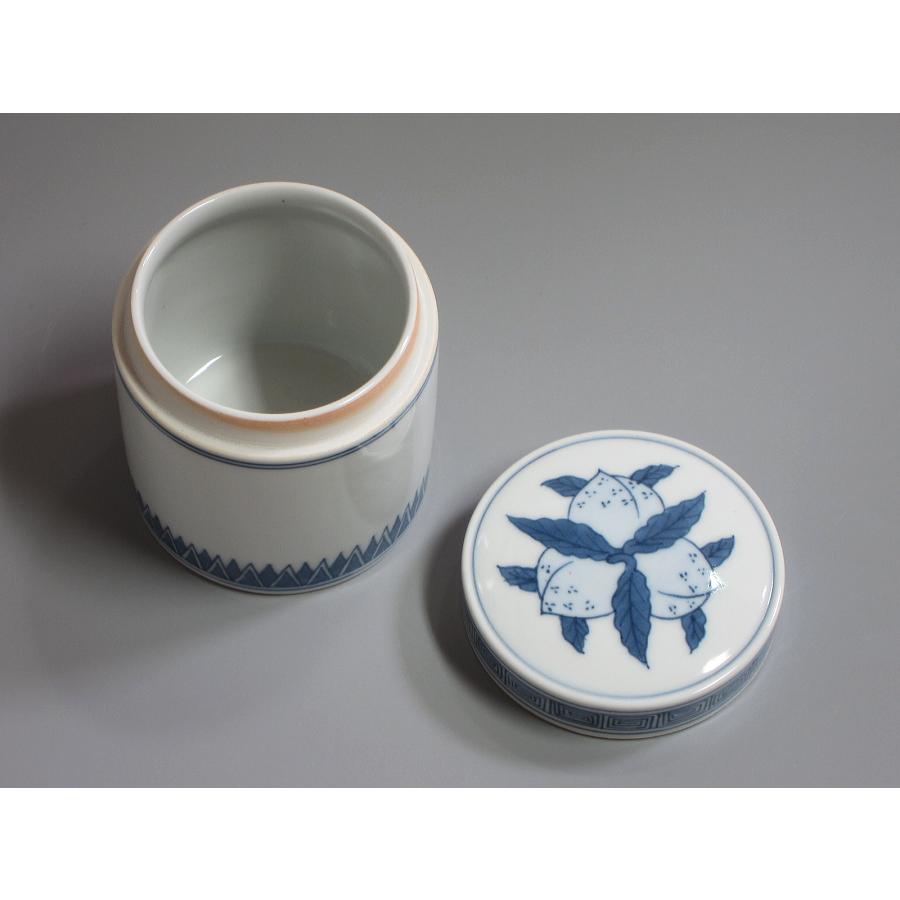 江戸　染付　鶴紋茶杓入　古染　茶道具　送料込み1007 江戸 染付 鶴紋茶杓入 古染 茶道具 送料込み1007 江戸 染付 鶴紋