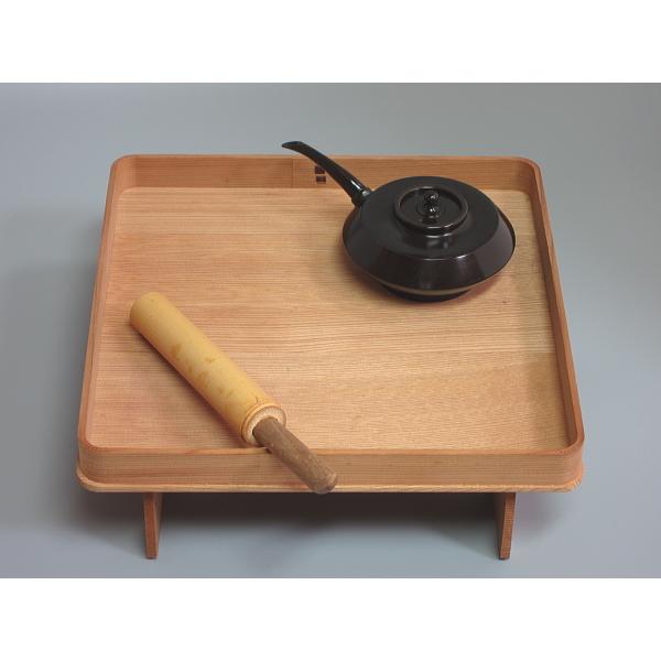 七事式 花台セット（国産杉花台・唐銅花水注・小刀） : 茶道具商 越中