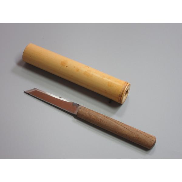 七事式 花台セット（国産杉花台・唐銅花水注・小刀） : 茶道具商 越中