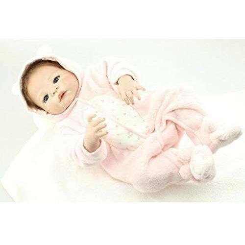 フルシリコン リボーンドール リアル 赤ちゃん人形 トドラードール ベビードール 55cm 高級 かわいい お風呂可能 女の子 ba014｜etech-commerce｜02