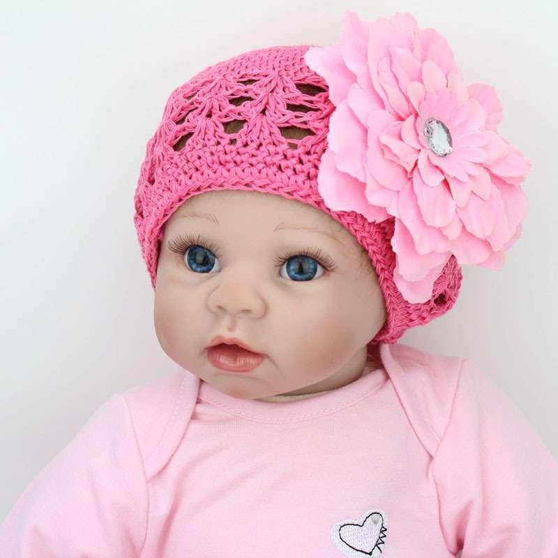 リボーンドール リアル 赤ちゃん人形 トドラードール ベビードール 55cm 高級 かわいい 衣装・おしゃぶり付き チュールスカート ba40