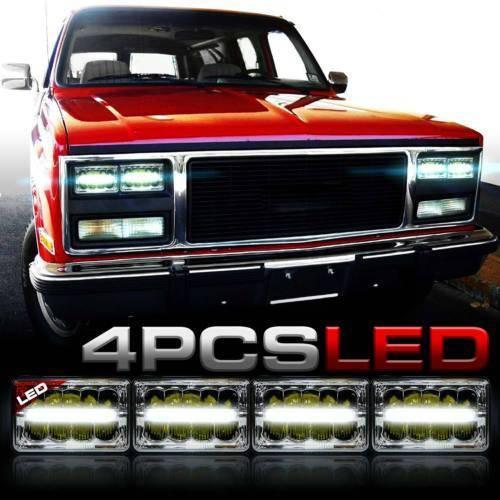 コロナ(車) C3639 角目4灯 4個! LED ヘッドライトランクル ローレル