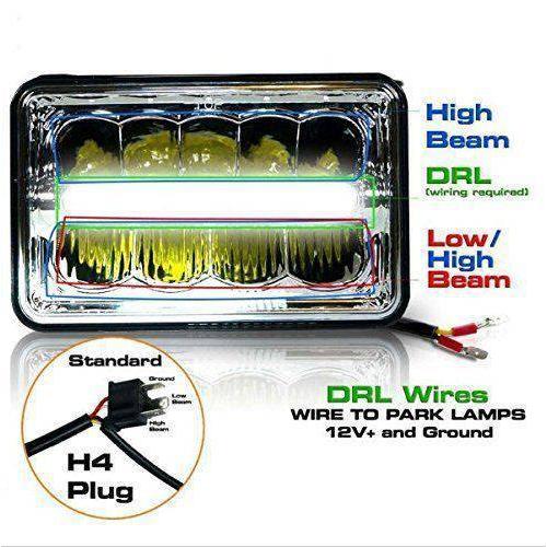 コロナ(車) C3639 角目4灯 4個! LED ヘッドライトランクル ローレル