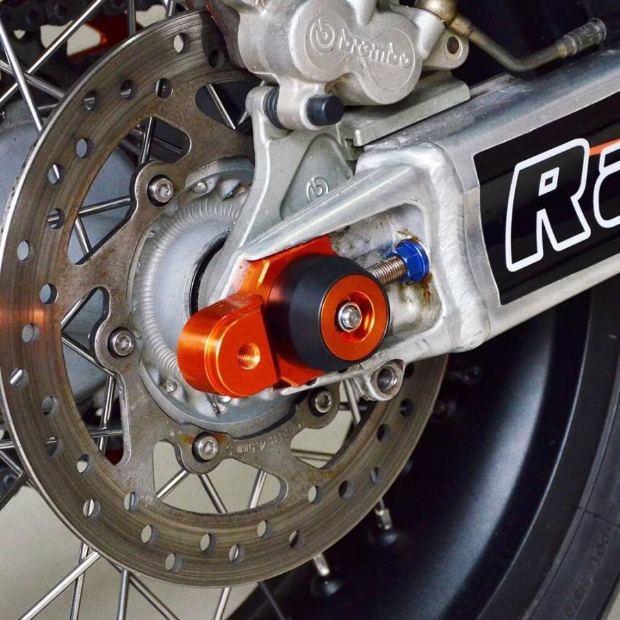 フロントリア車軸スライダーホイールクラッシュプロテクターカスタム高品質KTM 1050 1190 1290 ADVスーパーアドベンチャーR S 2013-2021 |  | 05