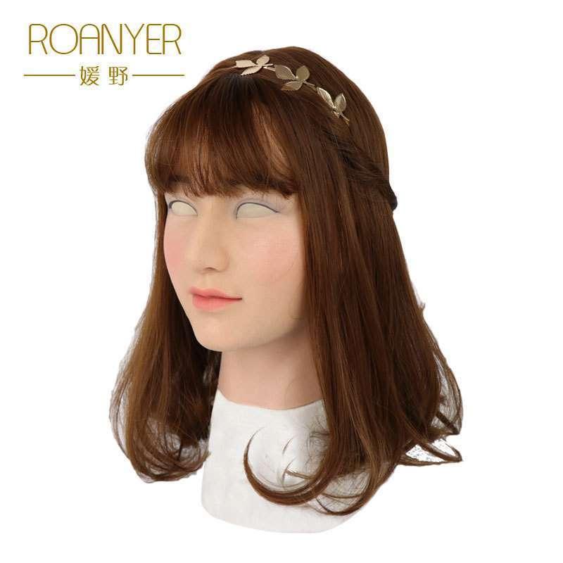 [即日発送] ROANYER 男性用 サニー クロスドレッサー シリコン 人工皮膚 トランスジェンダー リアルラテックス マスク セクシーコスプレ 【5748514327】(20210円)