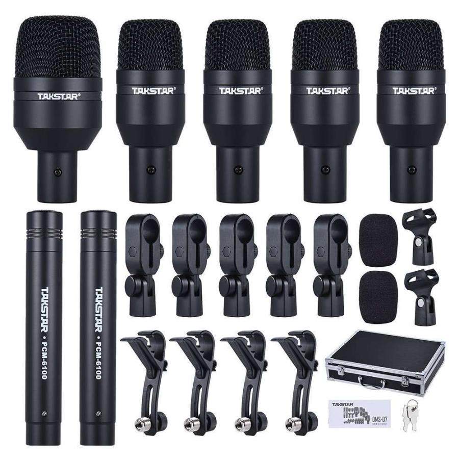 TAKSTAR DMS-D7プロフェッショナル楽器 ドラムセット有線マイクマイク