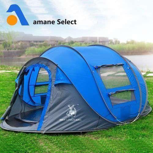 ポップアップ Hui Lingyang テント 屋外 自動テント 投げ 防水