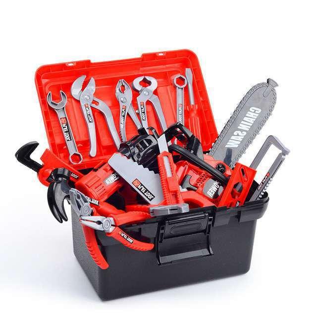 子供用工具セット/ツール/おもちゃ/玩具/BOX付き/キッズ用/大工さん