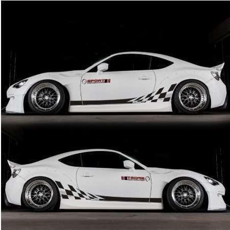 ステッカー 車 デカール TOYOTA トヨタ 2013-2018 86用 外装 サイド ボディ 自動車 カーアクセサリー