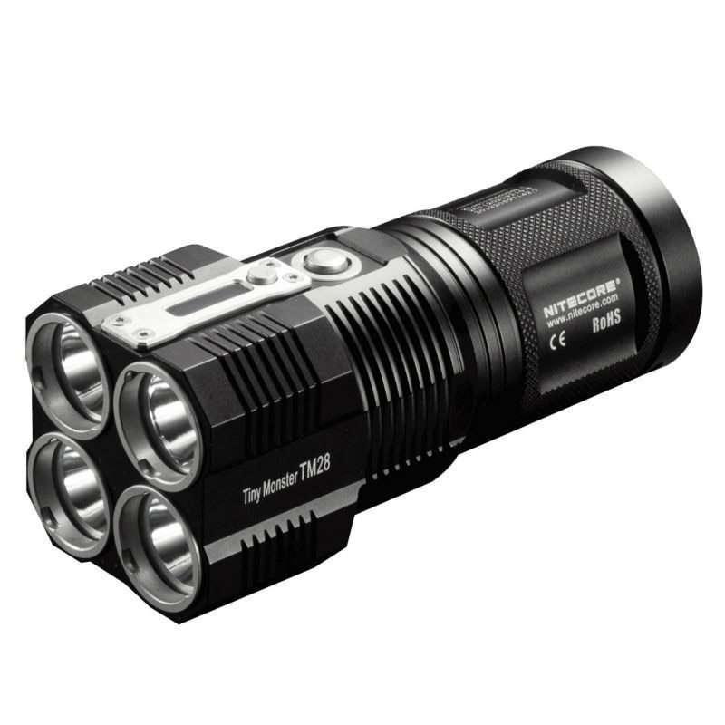 Nitecore TM28 6000lm CREE XHP35 LED 懐中電灯 ＋18650 リチウムイオン充電池 セット アウトドア キャンプ 防災グッズ 登山