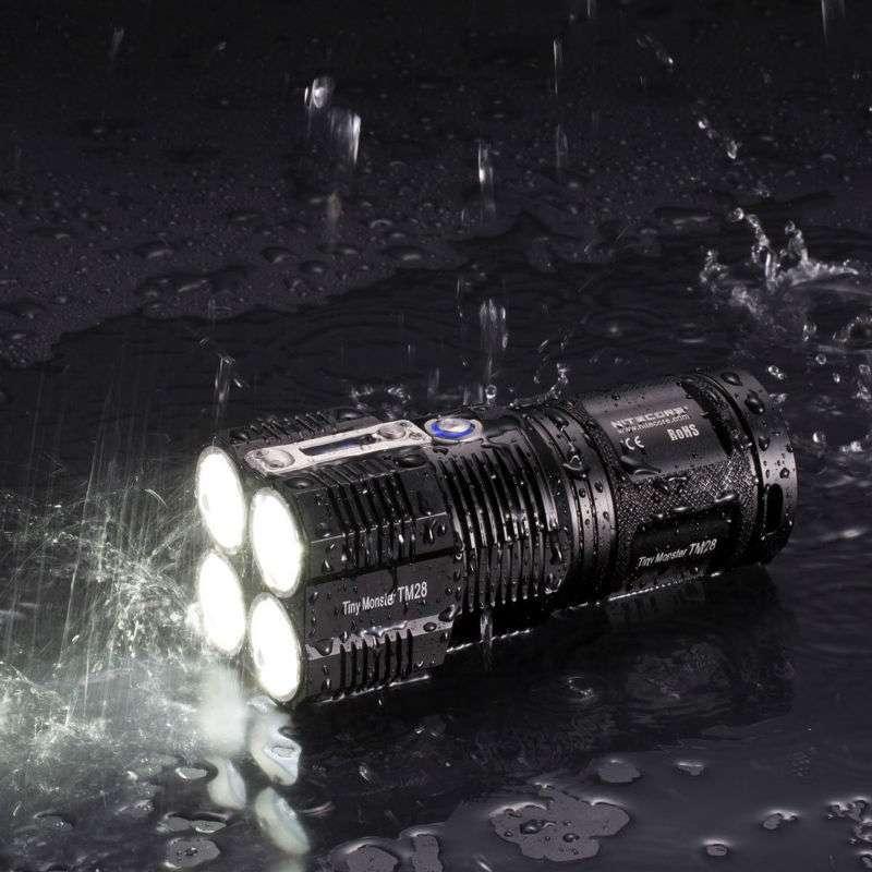 Nitecore TM28 6000lm CREE XHP35 LED 懐中電灯 ＋18650 リチウムイオン充電池 セット アウトドア キャンプ 防災グッズ 登山_3