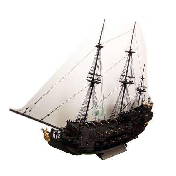 2019 version Scale 1/34 ブラックパール 海賊 カリブ海 木製 模型 キット 豪華船 モデルキット｜etech-commerce｜02
