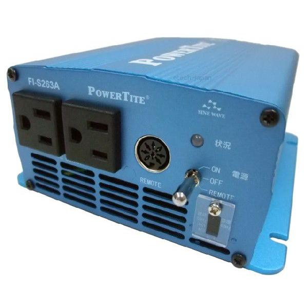 FI-S353A-24VDC 未来舎（POWERTITE） 正弦波インバーター 電源電圧
