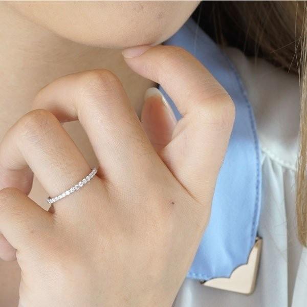 リング プラチナ900 フルエタニティ ダイヤ 結婚 誕生日 記念日 指輪 ブライダル 父の日の画像