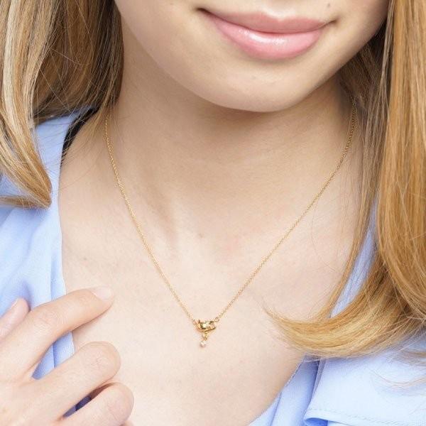 ネックレス レディース エメラルド 一粒石 k18ゴールド 18金 ネコ ペンダント 猫 キャット 誕生日 プレゼント ギフト 父の日の画像