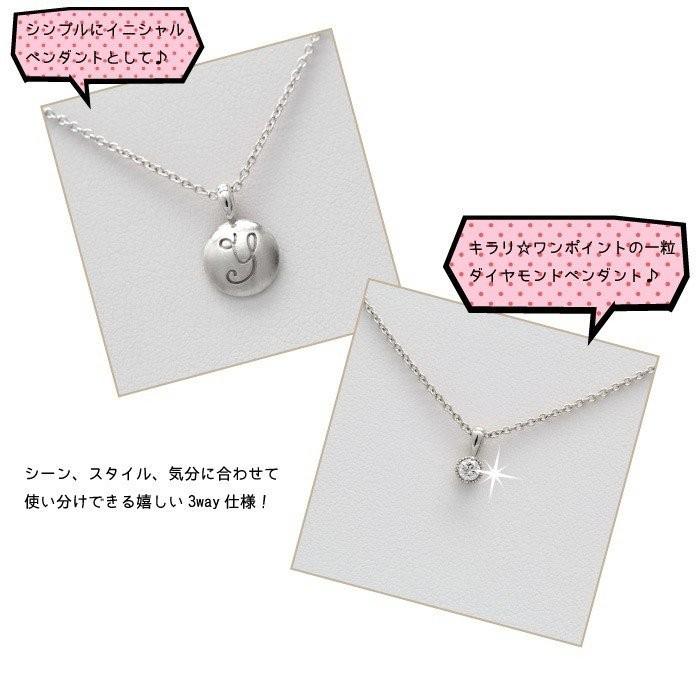ネックレス レディ-ス イニシャル 一粒 ダイヤ プラチナ900 ネックレス 誕生日 プレゼント 誕生日 プレゼント ギフト 父の日の画像