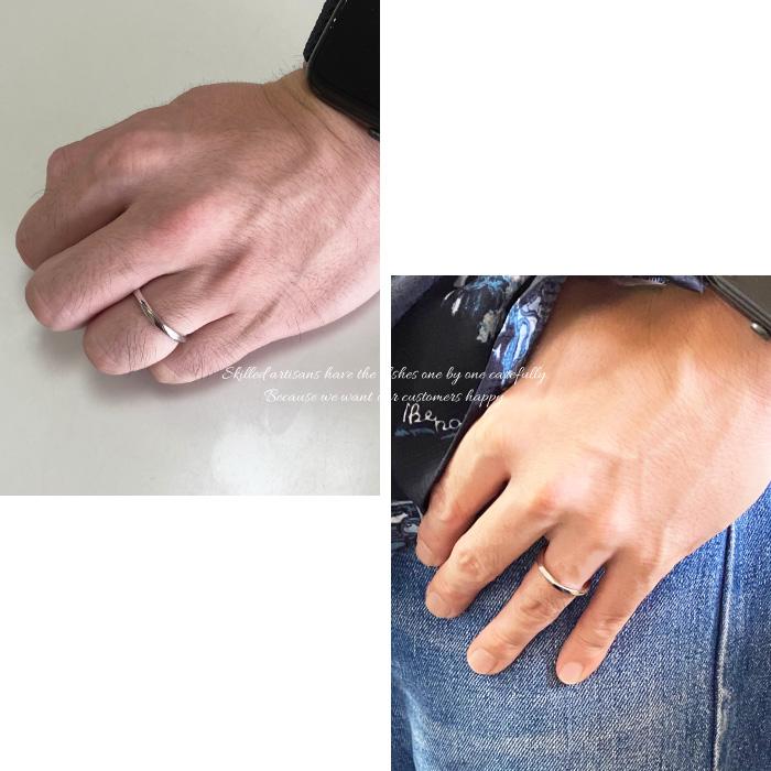 ペアリング 刻印 カップル 指輪 ダイヤモンド k10 10k 10金 ゴールド 2