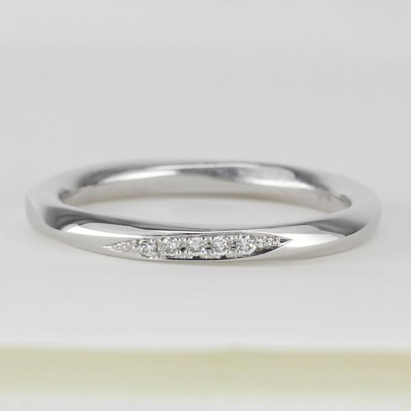 ペアリング 刻印 カップル 指輪 ダイヤモンド k10 10k 10金 ゴールド 2