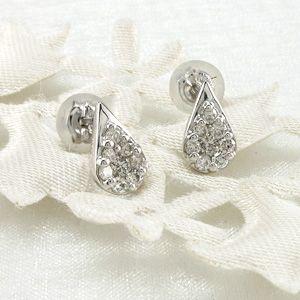 ダイヤモンド ピアス ゴールド 18k ドロップ シンプル0.30ct k18 父の日の画像