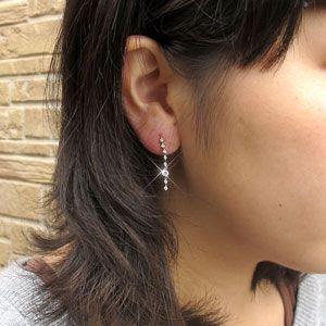 ピアス レディース プラチナ 900 ダイヤモンド 揺れる ロング ストレート 誕生日 プレゼント 母の日 |  | 04