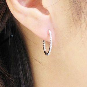 ダイヤモンド ピアス フープ プラチナ 900 中折れ エタニティ オーバル スレンダー 誕生日 プレゼント 母の日 爆買 |  | 04