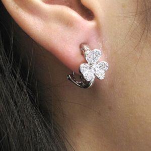 ダイヤモンド イヤリング レディース クリップ ゴールド 18k ピアス  