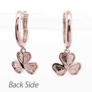 ダイヤモンド ピアス フープ ゴールド 18k フラワー 中折れ 揺れる 18金 k18 PG 誕生日 プレゼント 母の日 |  | 03