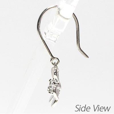 フックピアス ゴールド 10k ダイヤモンド フラワー 花 揺れる K10 誕生日 プレゼント 母の日 |  | 02