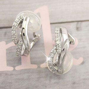 ダイヤモンド イヤリング 指輪 レディース クリップ ピアス プラチナ 900 シンプル ウェーブ 誕生日 プレゼント 母の日 |  | 01