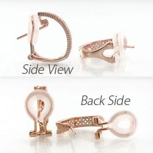 ダイヤモンド イヤリング 指輪 レディース クリップ ゴールド 18k パヴェ フラワー アンティーク ミル 18金 バレンタイン |  | 03