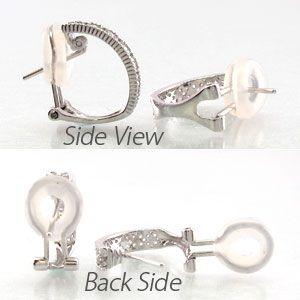 ダイヤモンド イヤリング 指輪 レディース クリップ ピアス プラチナ 900 パヴェ 透かし フラワー ミル バレンタイン |  | 03