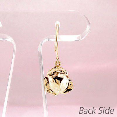 ピアス ゴールド 18k ダイヤモンド ローズ 薔薇 フラワー 花 一粒 揺れる k18 PG 誕生日 プレゼント 母の日 爆買 |  | 03