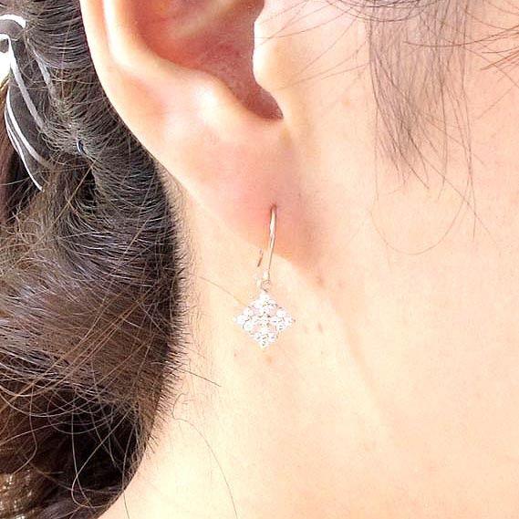 ピアス ゴールド 18k ダイヤモンド 雪 結晶 スノー クリスタル ピンクゴールド k18 PG 誕生日 プレゼント 母の日 爆買 |  | 02