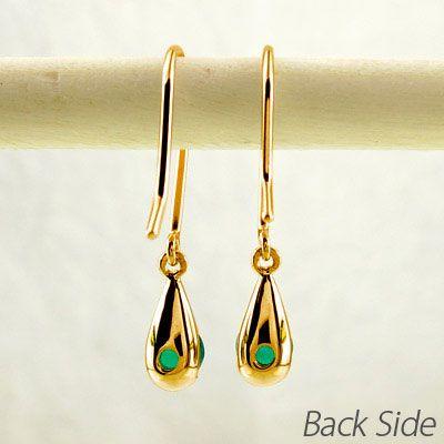 エメラルド フックピアス 5月 誕生石 一粒 フドロップ 揺れる 18金 誕生日 プレゼント 誕生日 プレゼント 母の日 爆買 |  | 03